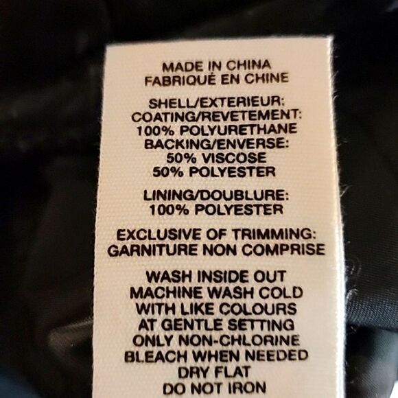 Avec Les FillesFaux Leather Paperbag Waist Tapered Trouser - Picture 12 of 12